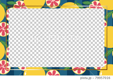 Grapefruit frame 2 rectangular gold 79957016