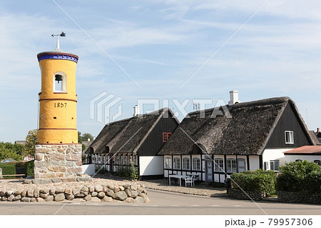 The bell tower of Nordby in Samsoe island, Denmark 79957306