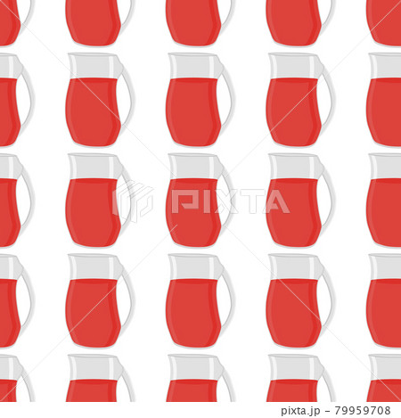 Illustration on theme big colored lemonade in glass jug Illustration on theme big colored lemonade in glass jug 79959708