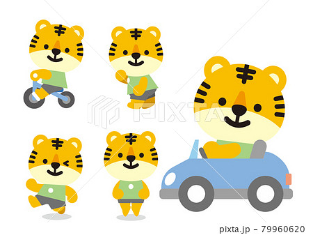 可愛いアニマルミックストラ 79960620