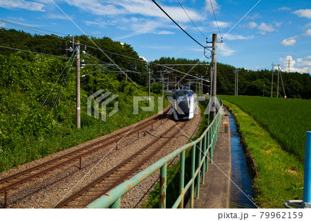 スーパーあずさ　信濃境ー富士見間　夏 79962159