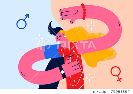 Gender identity and transition concept. 79963364