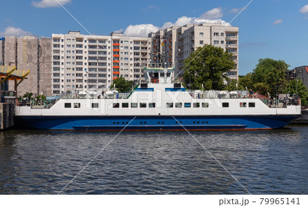 Swinoujscie. Ferry to ferry crossing across the bay. Swinoujscie. Ferry to ferry crossing across the bay. 79965141
