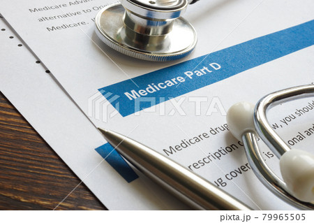 Stethoscope with medicare part D drug coverage info and pen. 79965505