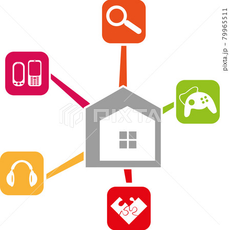 Internet, IT services, connections, network, logo  79965511