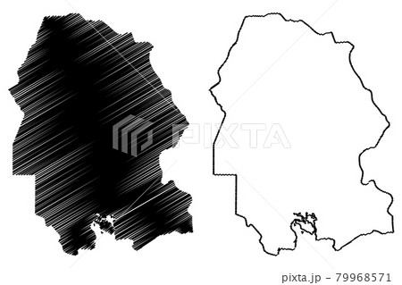 Khuzestan Province map vector.... 79968571