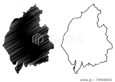 Cumbria map vector.... Cumbria map vector.... 79968663