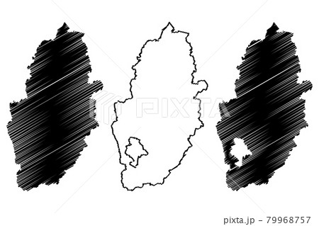 Nottinghamshire map vector.... 79968757