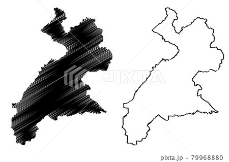 Erbil Governorate map vector.... Erbil Governorate map vector.... 79968880
