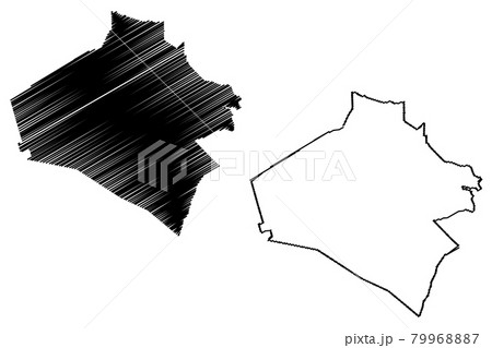 Al Anbar Governorate map vector.... 79968887