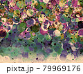 Multicolored bubbles and blurry abstract background in purple pastel colors. 79969176
