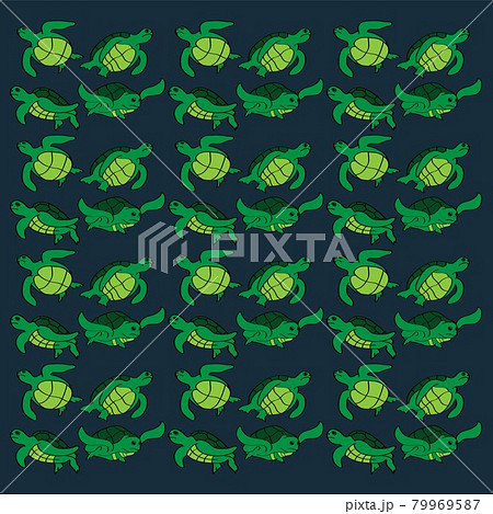 background pattern seamless. turtle. Vector illustration 79969587