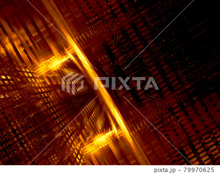 Abstract golden background with perspective composition - 3d illustration Abstract golden background with perspective composition - 3d illustration 79970625