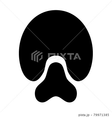 シマウマの足跡のイラスト素材