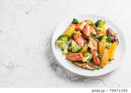 ウインナーと野菜の炒め物 79971393
