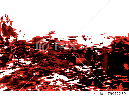 地面に滴る血の透過のテクスチャ背景のイラスト素材