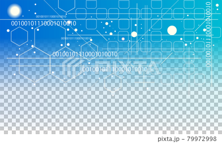 人工知能やコンピュータテクノロジー背景イラスト_02 79972998