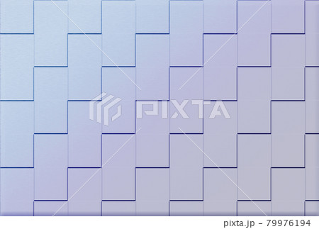 水色の立体的なギザギザ模様の壁紙のイラストのイラスト素材