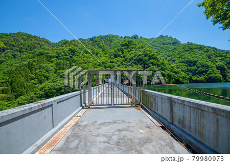 中木ダム 妙義湖 初夏の周辺景色 中木ダム 妙義湖 初夏の周辺景色 79980973