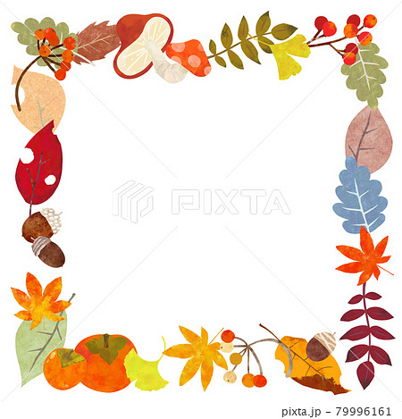 秋のフレーム素材 79996161