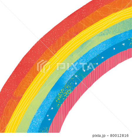 Colorful rainbow - Stock Illustration [80012816] - PIXTA