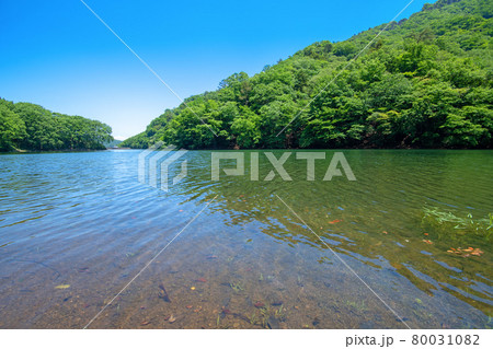 中木ダム 妙義湖 静寂な初夏の周辺景色 中木ダム 妙義湖 静寂な初夏の周辺景色 80031082