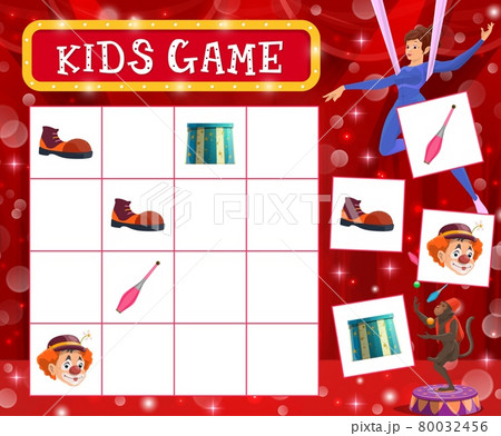 Circus sudoku kids game of education block puzzle 80032456