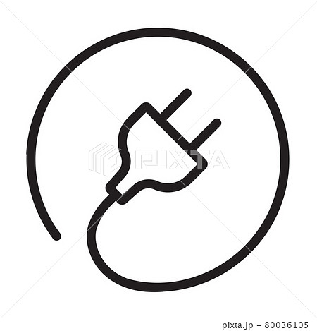 Plug in outline icon vector for graphic design, logo, web site, social media, mobile app, ui Plug in outline icon vector for graphic design, logo, web site, social media, mobile app, ui 80036105