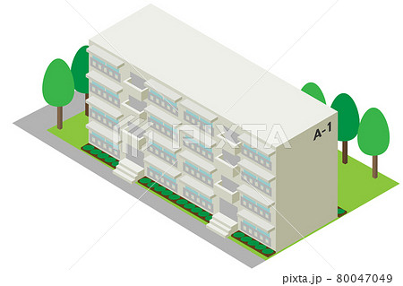 アイソメトリックな団地 80047049