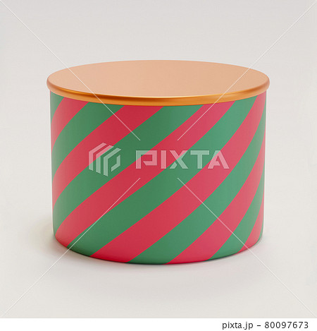 3d Xmas cylindrical display podium 80097673