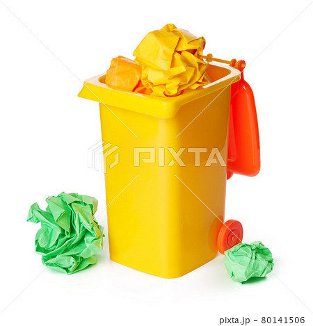 Recycle Bin Isolated on White Background. Recycle Bin Isolated on White Background. 80141506