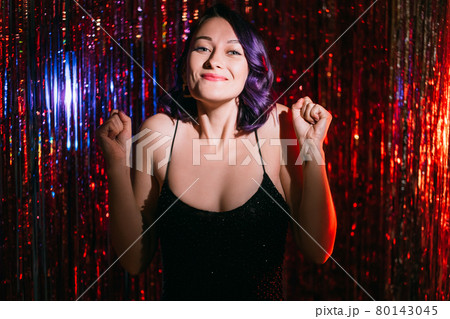 happy birthday excited woman holiday celebration happy birthday excited woman holiday celebration 80143045