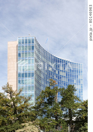 World intellectual property organization building and headquarters in Geneva, Switzerland 80146963