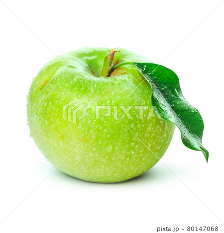 Fresh Green Apple Isolated on White Background Fresh Green Apple Isolated on White Background 80147068