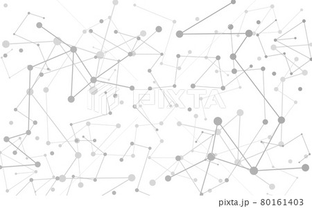 アブストラクト モノクロのネットワークテクノロジーのイメージのイラスト素材