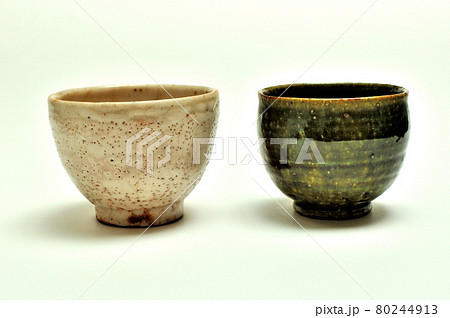 織部焼の汲出し湯呑湯飲み 80244913