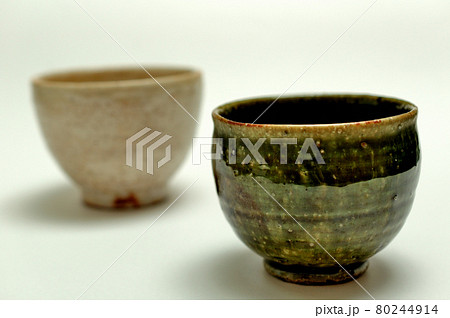 織部焼の汲出し湯呑湯飲み 織部焼の汲出し湯呑湯飲み 80244914