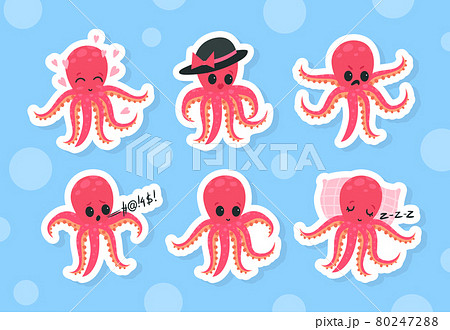 angry octopus cartoon