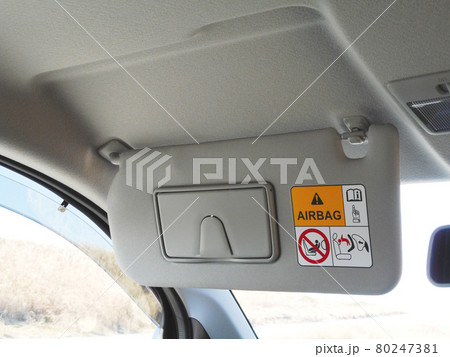 自動車の助手席側サンバイザー 自動車の助手席側サンバイザー 80247381
