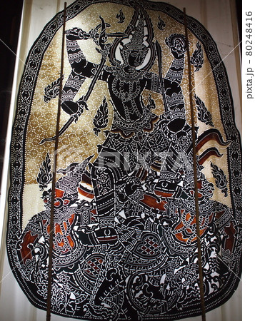 タイの影絵(ラチャブリー県/ワット・カノーン寺院) タイの影絵(ラチャブリー県/ワット・カノーン寺院) 80248416
