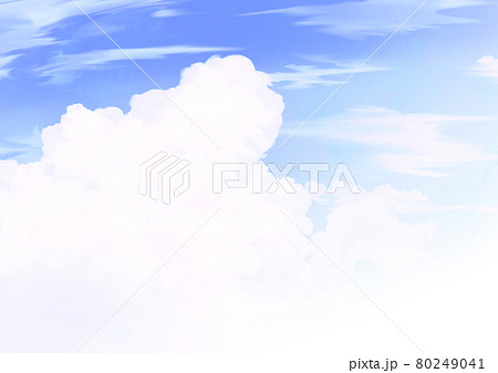 入道雲のイラスト素材