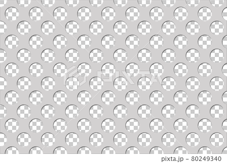 銀色のパンチメタルの背景イラスト 銀色のパンチメタルの背景イラスト 80249340
