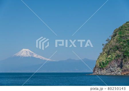 【沼津市戸田　富士山と岬】 80250143