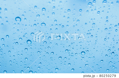 Water drops on glass Water drops on glass 80250279