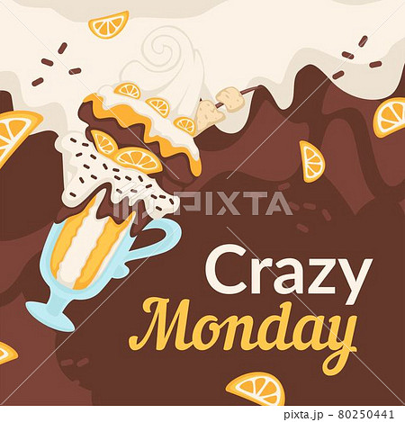 Crazy Monday, discounts and sales of ice cream 80250441