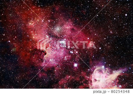 Cosmic landscape. Nebula. Elements of this image furnished by NASA 80254348