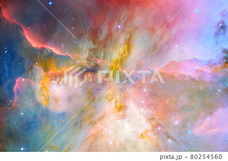 Awesome of endless cosmos. Elements of this image furnished by NASA 80254560