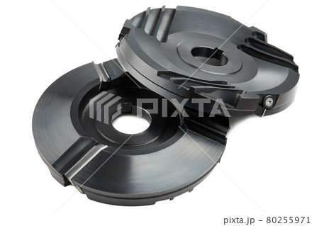 sharp milling cutter isolated on white background 80255971