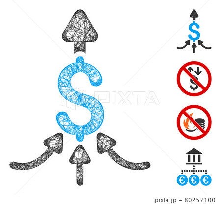 Unite Payments Web Vector Mesh Illustration 80257100