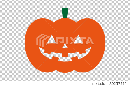ハロウィンのかぼちゃアイコン ハロウィンのかぼちゃアイコン 80257511